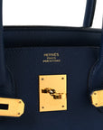 Epsom Birkin 30 Bleu Saphir