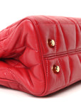 Nappa Trapuntata Small Medusa '95 Tote Bag Lipstick Red