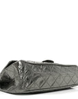 Metallic Aged Calfskin Quilted 2.55 Reissue 227 Flap Vert Fonce
