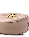 Calfskin Matelasse GG Marmont Belt Bag 75 30 Porcelain Rose