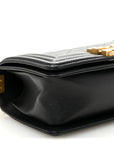 Caviar Quilted Small Boy Flap Black