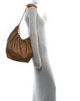 Mellow Nappa Medium Squeeze Bag Oak