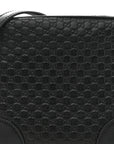 MicroGCCIssima Mini Bree Messenger Bag Black