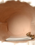Calfskin Matelasse Mini GG Marmont 2.0 Bucket Bag White