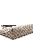GG Supreme Monogram Small Joy Tote Dark Brown
