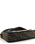 Fabric Jacquard FF 1974 Medium Baguette Tobacco Moro Black