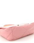 Lambskin Quilted Medium CHNL 19 Flap Pink