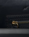 Smooth Calfskin Micro Luggage Navy Blue