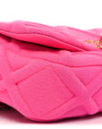 Jersey Quilted CHNL 19 Waist Bag Pink