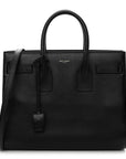 Calfskin Small Sac De Jour Black