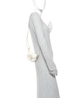 Box Calfskin Small Bobby Bag White