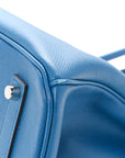 Epsom Birkin 35 Bleu Izmir