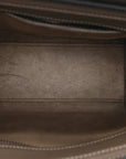 Drummed Calfskin Nano Luggage Souris