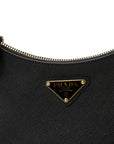 Saffiano Lux Re-Edition 2005 Shoulder Bag Black
