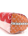 Monogram Giant Speedy Bandouliere 30 Rouge