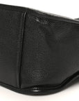 Vitello Daino Soft Hobo Messenger Bag Black
