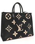 Empreinte Monogram Giant Onthego GM Black Beige