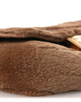 Mink Shiny Nappa Nano Baguette Charm Naturale Oro Soft