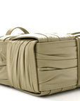 Foulard Intrecciato Pleated Arco Tote Travertine