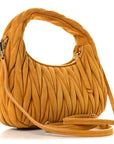 Suede Matelasse Mini Wander Hobo Whisky