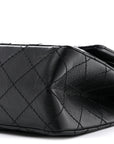 Aged Calfskin Quilted 2.55 Reissue 225 Flap Black