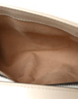 Calfskin Matelasse Small GG Marmont Shoulder Bag White