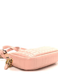 Calfskin Quilted Small Lola Camera Bag Dusty Pink
