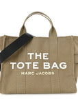 Cotton Canvas Medium The Traveler Tote Bag Slate Green