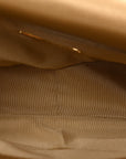 Metallic Goatskin Quilted Medium CHNL 19 Flap Gold