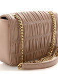 Nappa Gaufre Flap Cipria
