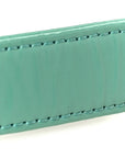 Glazed Calfskin Medium Boy Flap Green