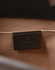 GG Supreme Monogram Web Small Ophidia Bucket Bag Brown