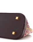 Mini Monogram Alma Long Cherry