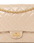 Glazed Calfskin Quilted 2.55 Reissue 226 Flap Light Beige