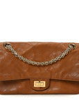 Lambskin Quilted Crush 2.55 Reissue 225 Flap Camel