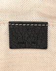 Pebbled Calfskin Small Soho Disco Bag Black