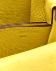 Ostrich Mini Sac Roulis Jaune Citron