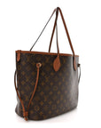 Monogram Calfskin Neo Neverfull Inside Out MM Tan