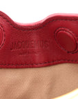 Pony Hair Le Petit Calino Ring Top Handle Bag Red