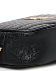 Grain De Poudre Matelasse Monogram Mini Lou Camera Bag Black