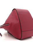 Grained Calfskin Small Hammock Shoulder Bag Raspberry