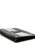 Shiny Porosus Crocodile Lisse Kelly Cadena Clutch Black