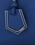 Vitello Elite Petite 2Jours Tote Blue Neon