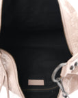 Arena Lambskin Classic Hardware Medium Le City Hobo Bag Sesame