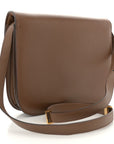 Box Calfskin Medium Classic Box Flap Bag Camel