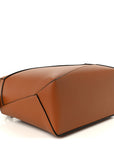 Calfskin Small Puzzle Edge Bag Tan