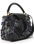 Tweed Calfskin Capucines MM Multicolor