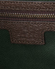 GG Supreme Monogram Textured Calfskin Web Small Ophidia Shoulder Tote Bag Beige Ebony New Acero
