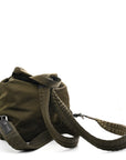 Tessuto Nylon Vela Small Backpack Dark Green