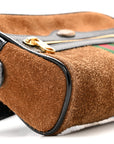 Suede Small Ophidia Belt Bag 85 34 Brown